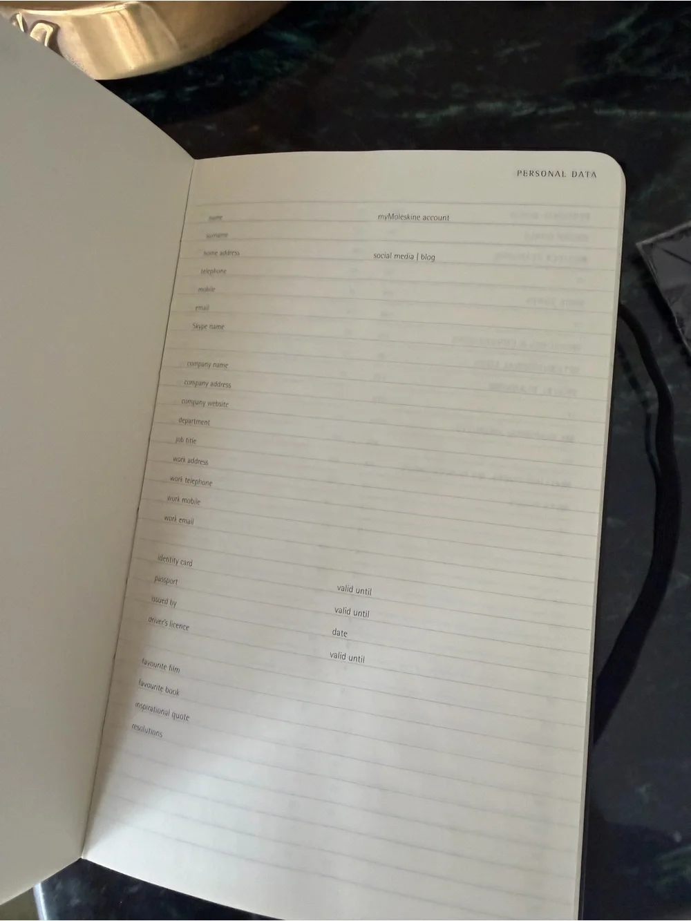 🗽NEW Moleskin soft cover ruled notebook